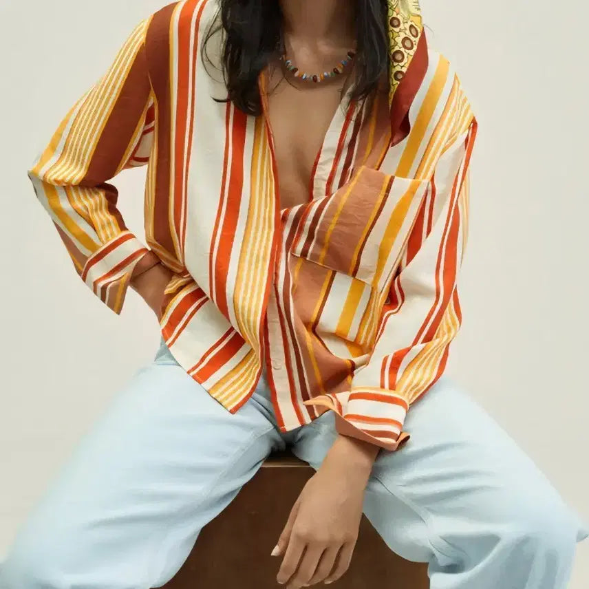 [SOLD OUT] mango 스트라이프 셔츠