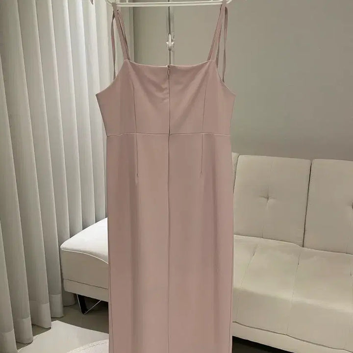 [BUNJANG] V-neck Bustier Strap Dress (Pink) / 뷔스티에 끈원피스(핑크)