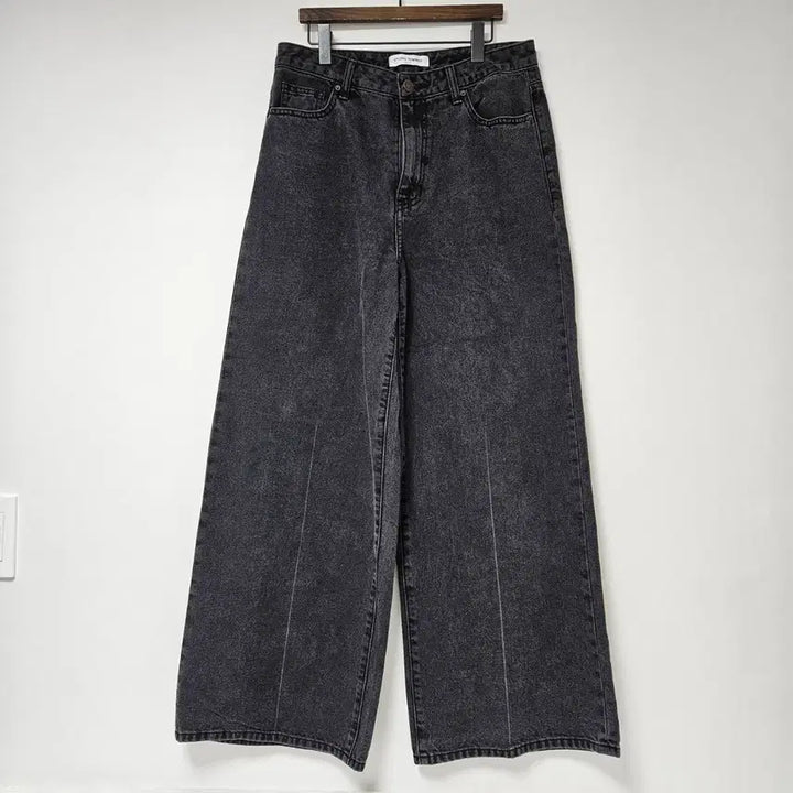 [SOLD OUT] 스튜디오 톰보이 블랙 워싱 와이드 데님 팬츠