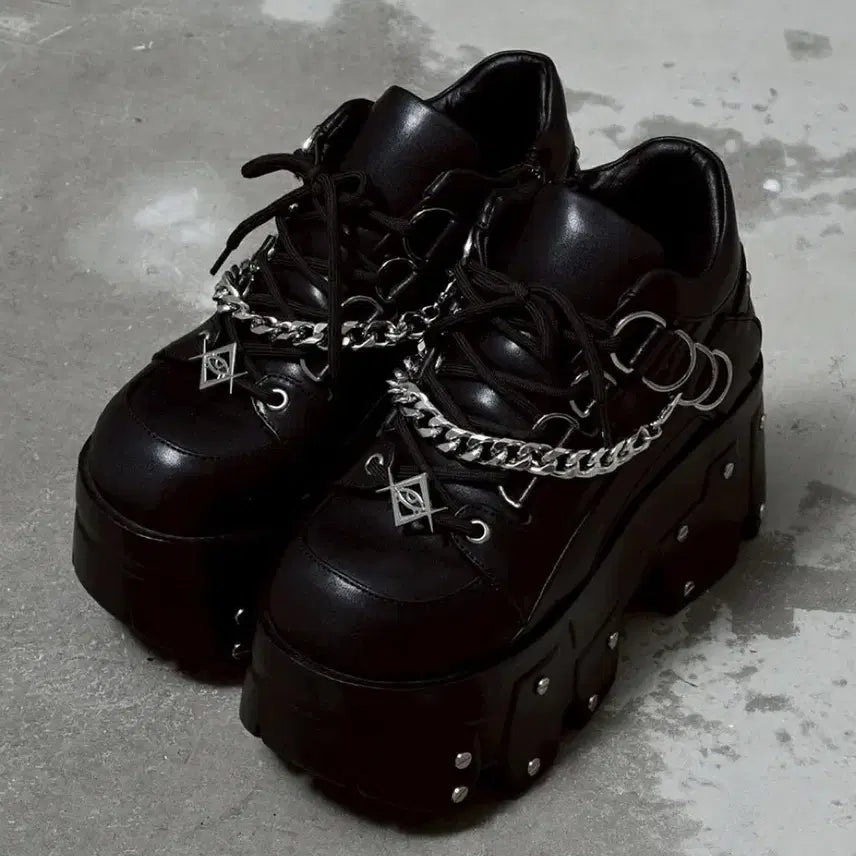 [BUNJANG] Reflem Platform Sneakers / 레플렘 통굽 운동화 현물
