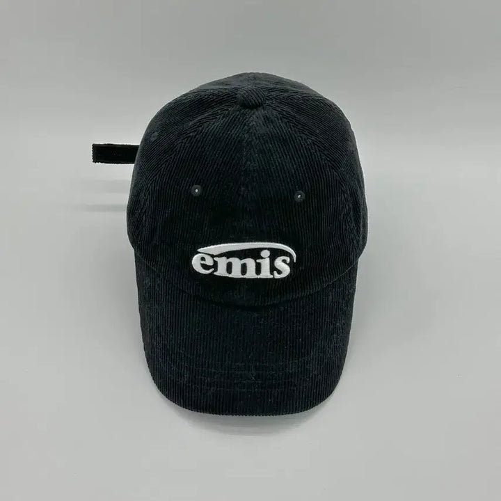 [BUNJANG] Emis Corduroy Black Ball Cap / [F] emis 이미스 코듀로이 블랙 볼캡 모자