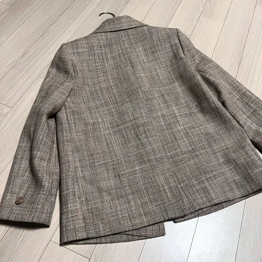 [BUNJANG] On&amp;On Wool Blend Single Jacket - Beige / 21년 온앤온 이태리소재 울 혼방 아웃포켓 싱글 자켓 베이지올드머니룩정장