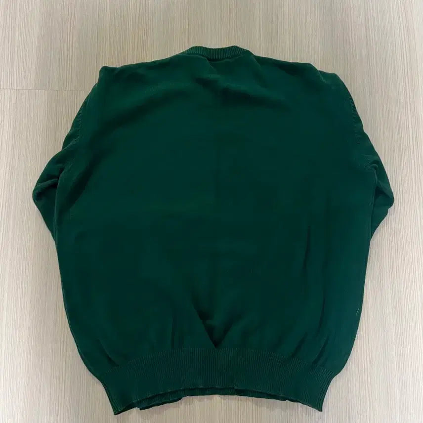 [SOLD OUT] 아웃스탠딩 그린 코튼 니트 L