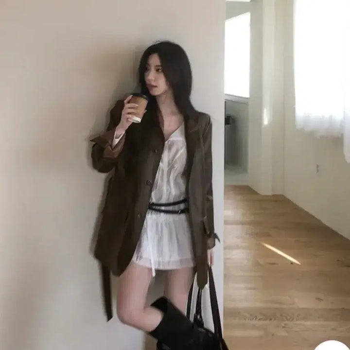 [BUNJANG] Hiniqu Leather Jacket / 히니크 레더 자켓