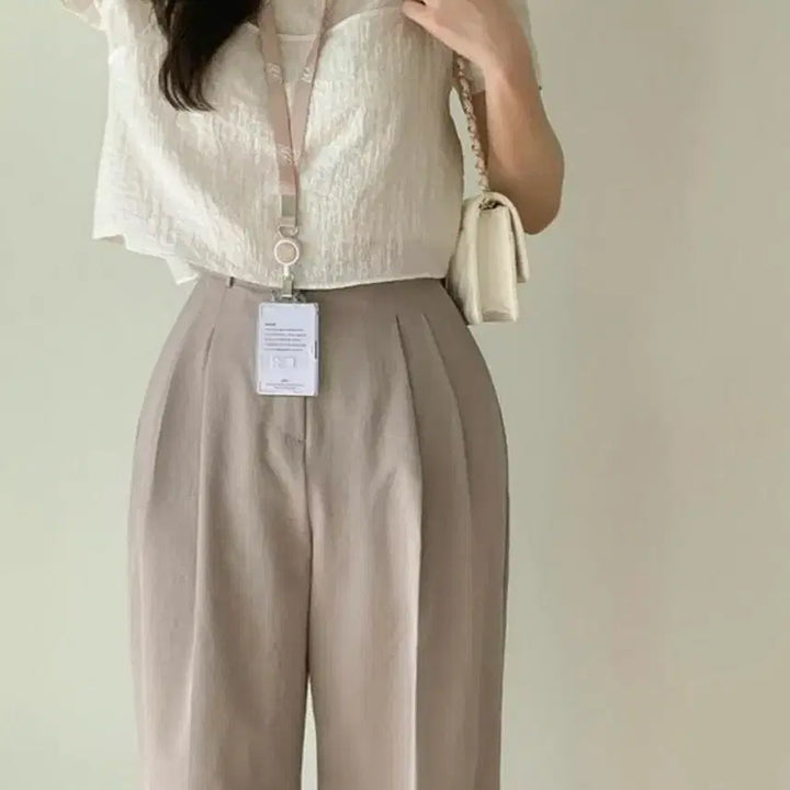 [BUNJANG] Pebit Linen Summer Slacks / 퍼빗 핀턱 린넨 썸머슬랙스