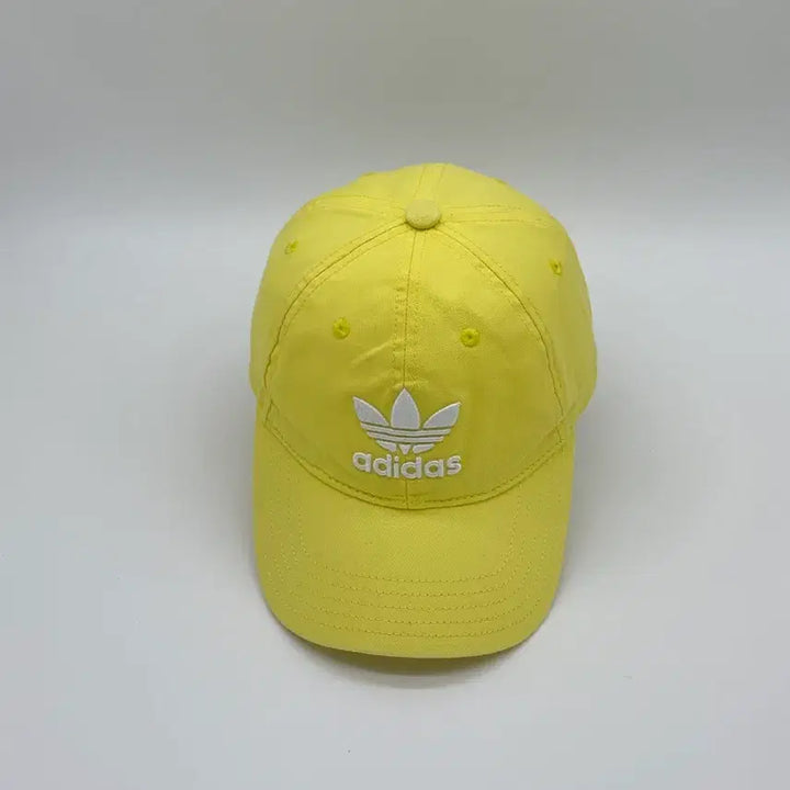 [BUNJANG] Adidas Logo Yellow Ball Cap / [F] 아디다스 로고 옐로우 볼캡 모자