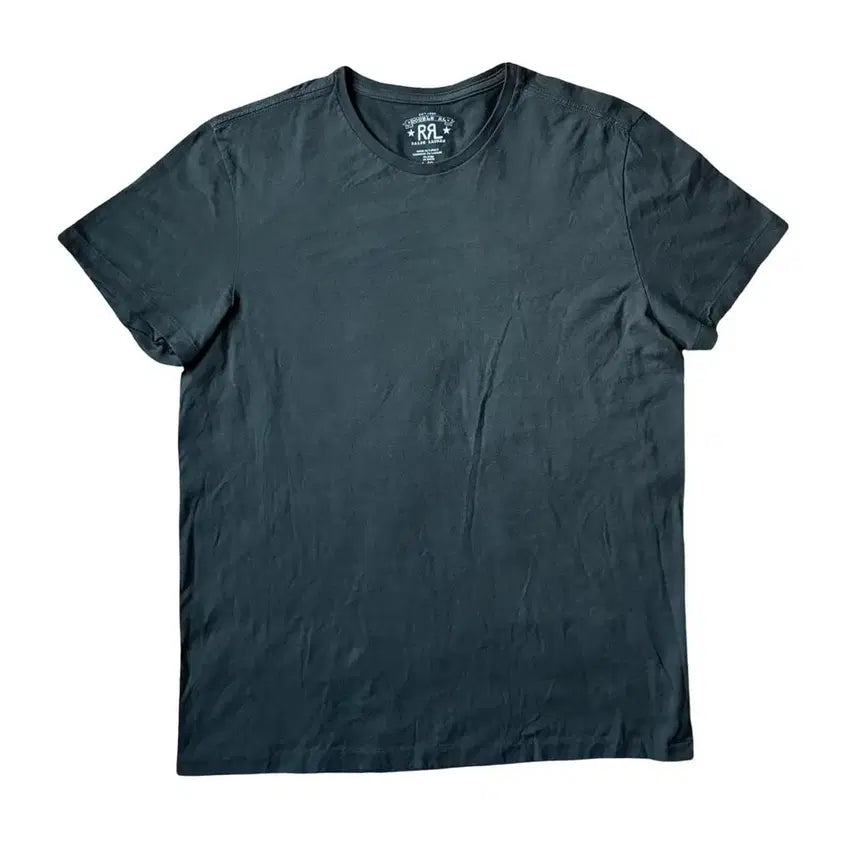 [BUNJANG] RRL Basic Round Neck Short Sleeve T-shirt / RRL 더블알엘 베이직 라운드넥 반팔 티셔츠