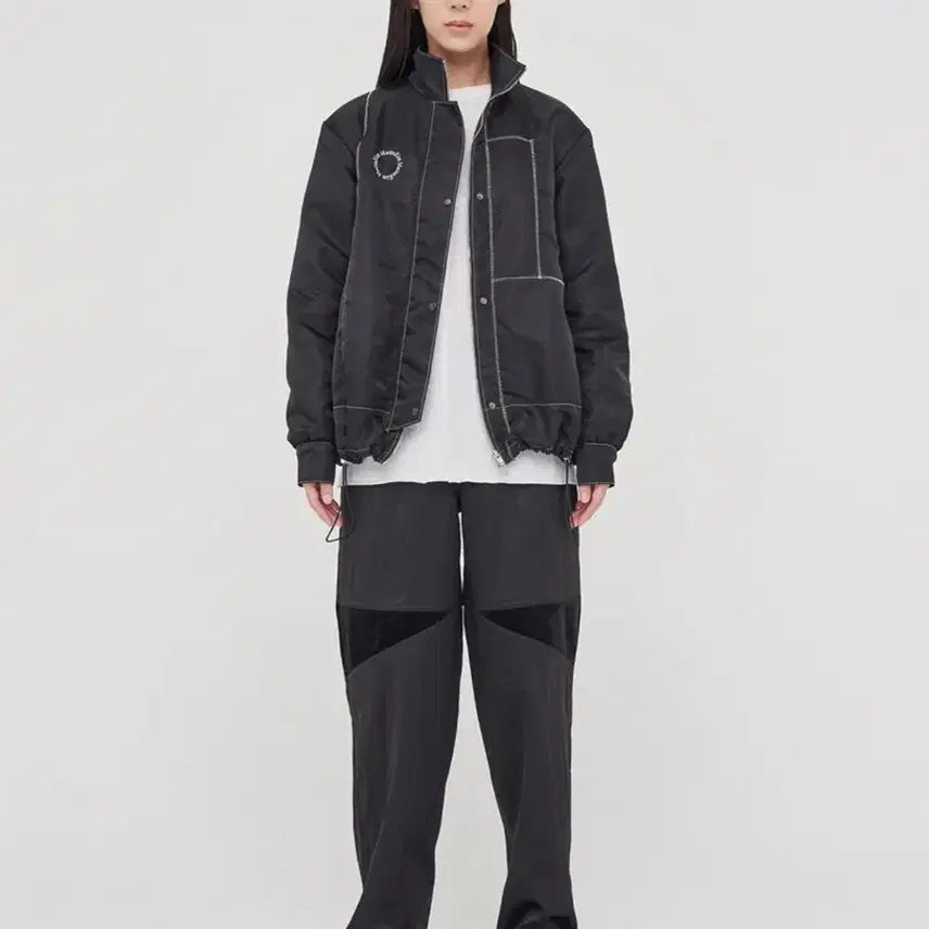 [BUNJANG] Matinkim Stitch Coating Jumper / 마뗑킴 STITCH COATING JUMPER IN BLACK