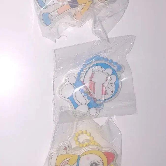 [BUNJANG] Doraemon Acrylic Keyring 3-Piece Set / 도라에몽 아크릴 키링 3종 세트