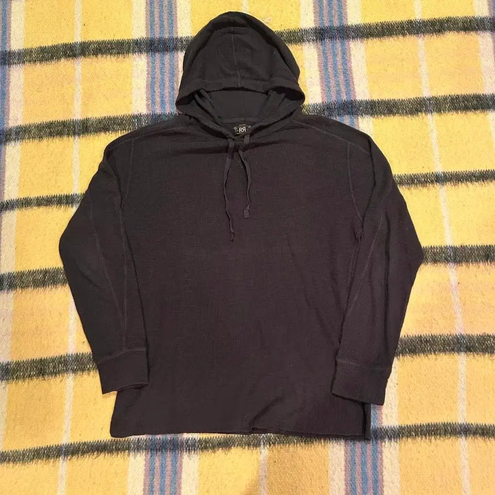 [BUNJANG] RRL Waffle Knit Hoodie / RRL 더블알엘 와플 니트 후디