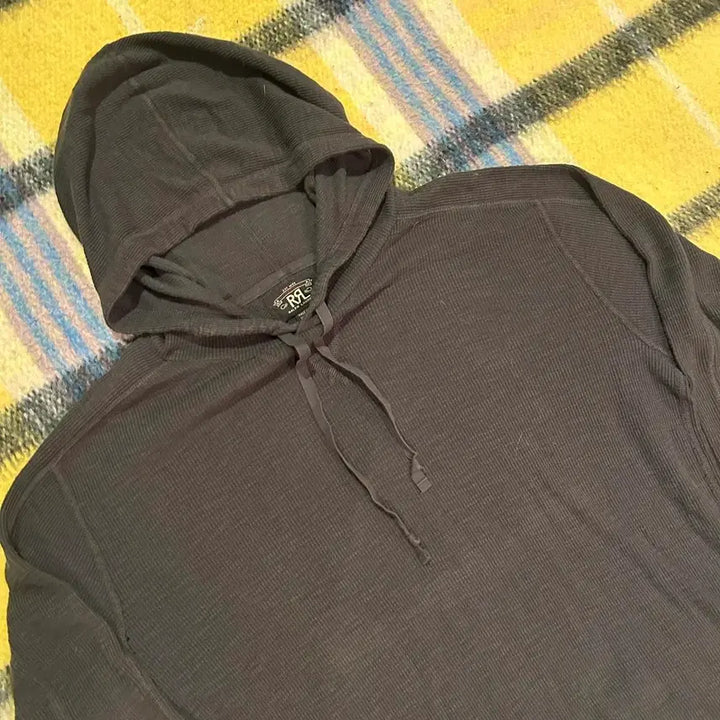 [BUNJANG] RRL Waffle Knit Hoodie / RRL 더블알엘 와플 니트 후디