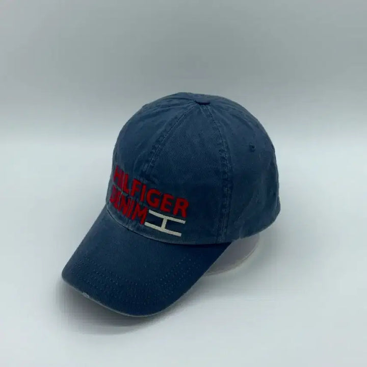 [BUNJANG] Tommy Hilfiger Denim Washed Ball Cap / [M-L] 타미힐피거 데님 워싱 볼캡 모자