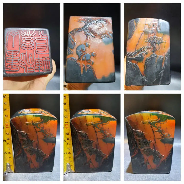[BUNJANG] Susanseok Landscape and Figure Seal / 수산석 산수 인물도 낙관