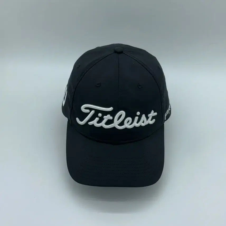 [SOLD OUT] [F] 타이틀리스 로고 골프 블랙 볼캡 모자