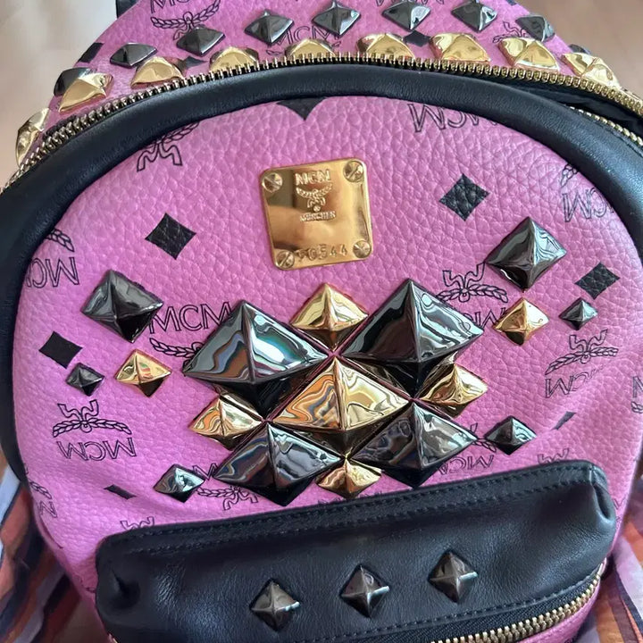 [BUNJANG] MCM Visetos Stud Backpack / MCM 비세토스 스터드백팩 (정품)