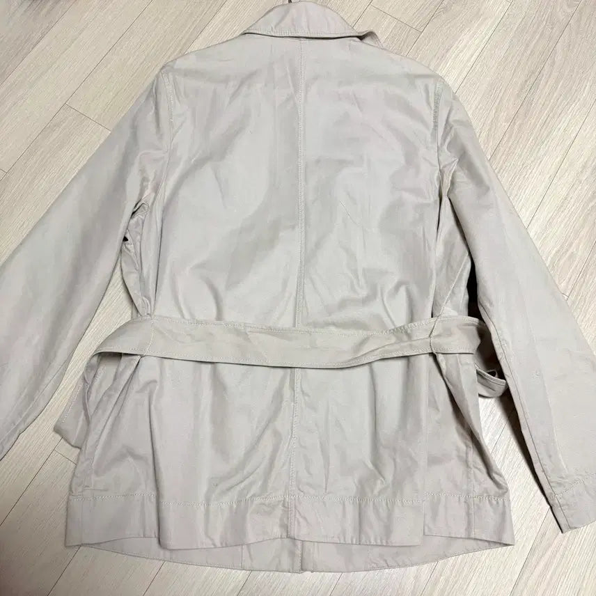 [BUNJANG] COS Cotton Short Trench Coat Beige Jacket / COS 코스 코튼 숏트렌치 코트 베이지 하프자켓 유틸리티포켓벨트바스락야상