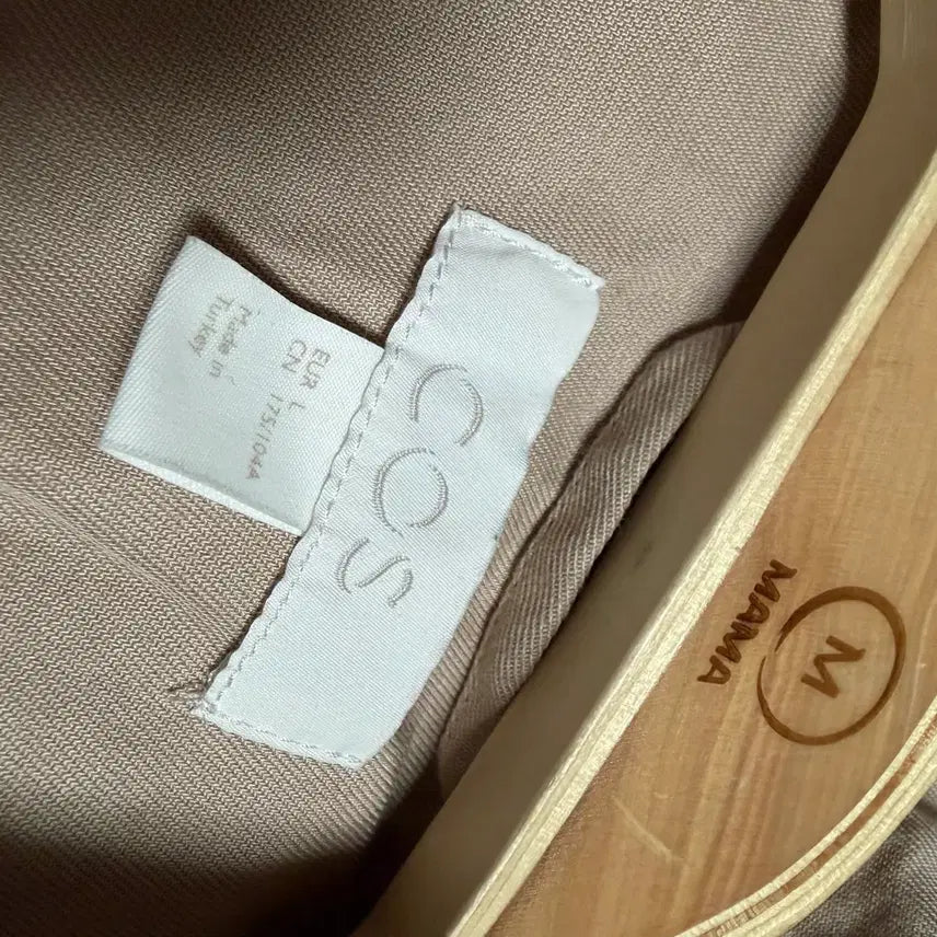 [BUNJANG] COS Cotton Short Trench Coat Beige Jacket / COS 코스 코튼 숏트렌치 코트 베이지 하프자켓 유틸리티포켓벨트바스락야상