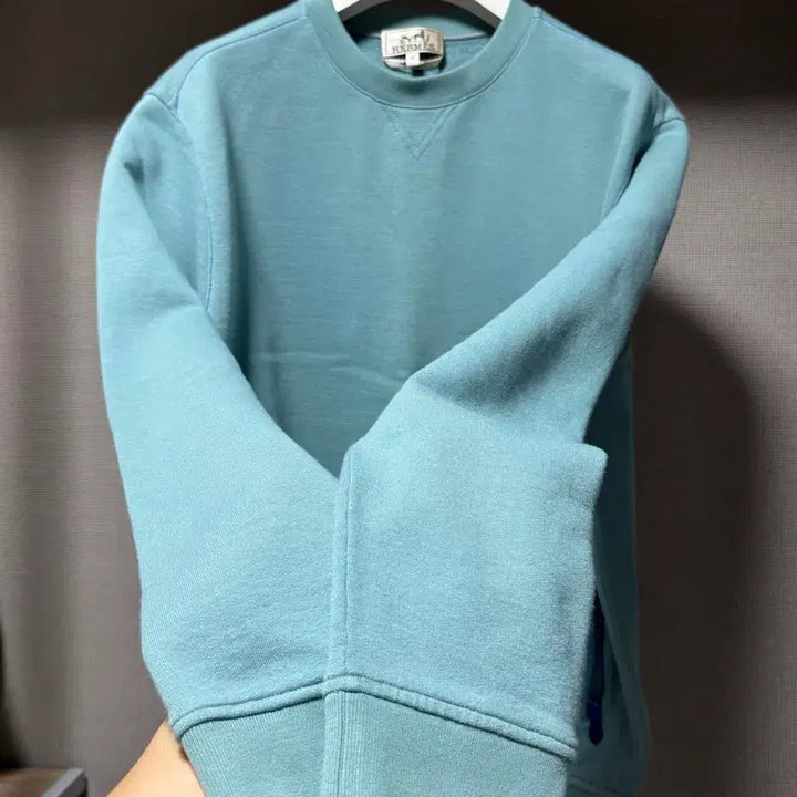 [BUNJANG] Hermes Zipper Pocket Sweatshirt Blue M / 에르메스 지퍼 포켓 맨투맨 블루 M