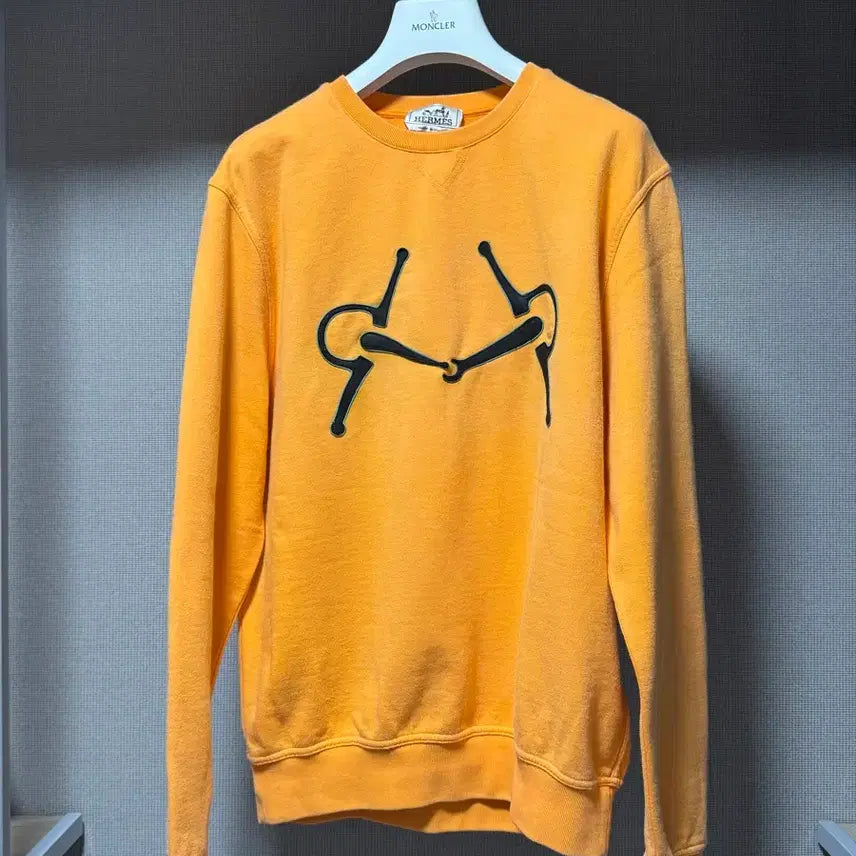 [BUNJANG] Hermès Graphic Print Crew Neck L / 에르메스 그래픽 프린트 크루넥 L