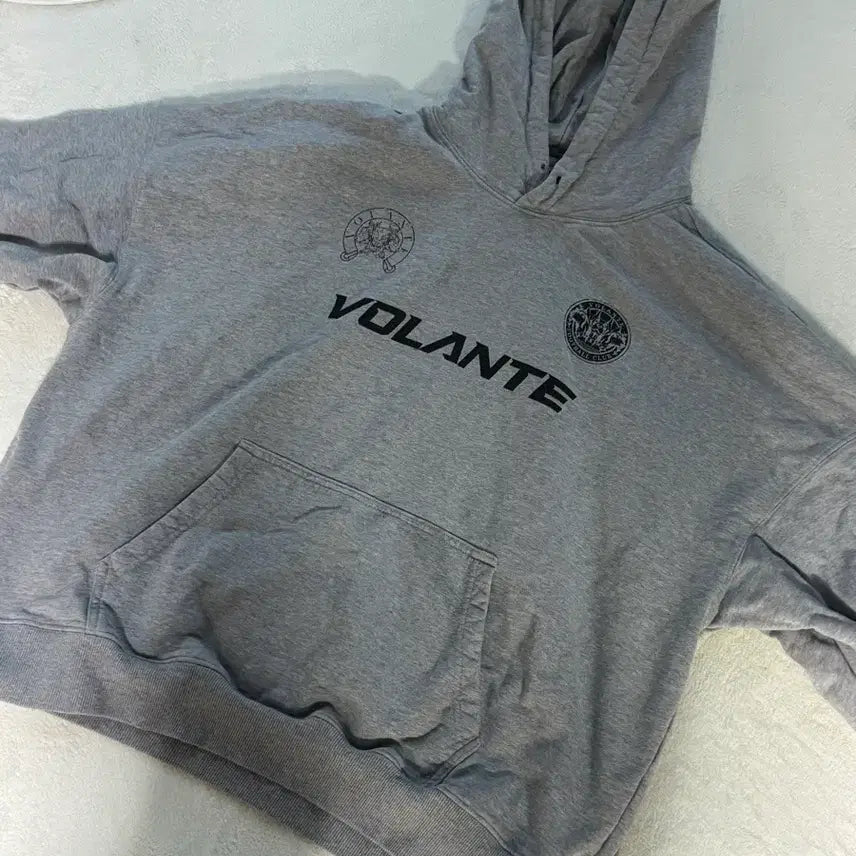 [BUNJANG] Volante Gray Hoodie / 볼란테 후드티 그레이색
