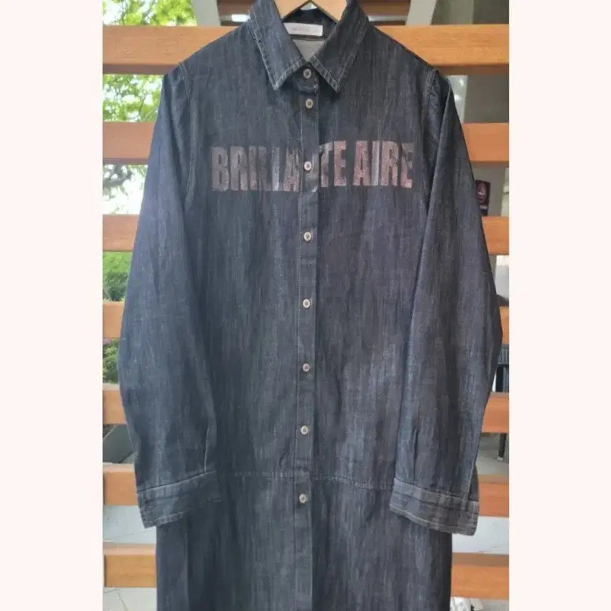 [BUNJANG] Unbranded Denim Long Shirt / 무배 한점 데님 롱남방