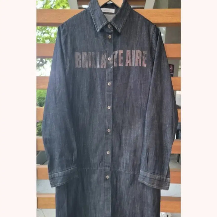 [BUNJANG] Unbranded Denim Long Shirt / 무배 한점 데님 롱남방