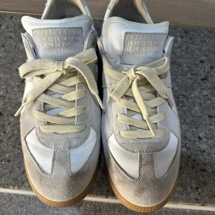 [BUNJANG] Maison Margiela Replica Sneakers EU41 / EU41 메종 마르지엘라 카프스킨 레플리카 스니커즈 판매합니다