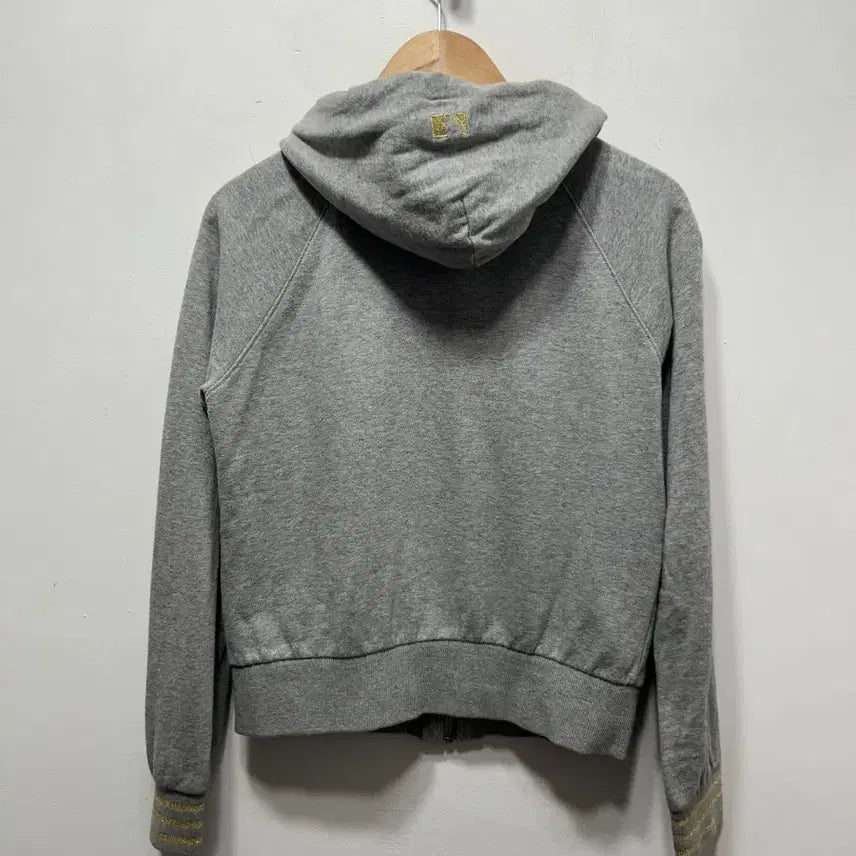 [BUNJANG] MLB Yankees Gray Hoodie Zip-up (S) / MLB Yankees 회색 후드집업 S