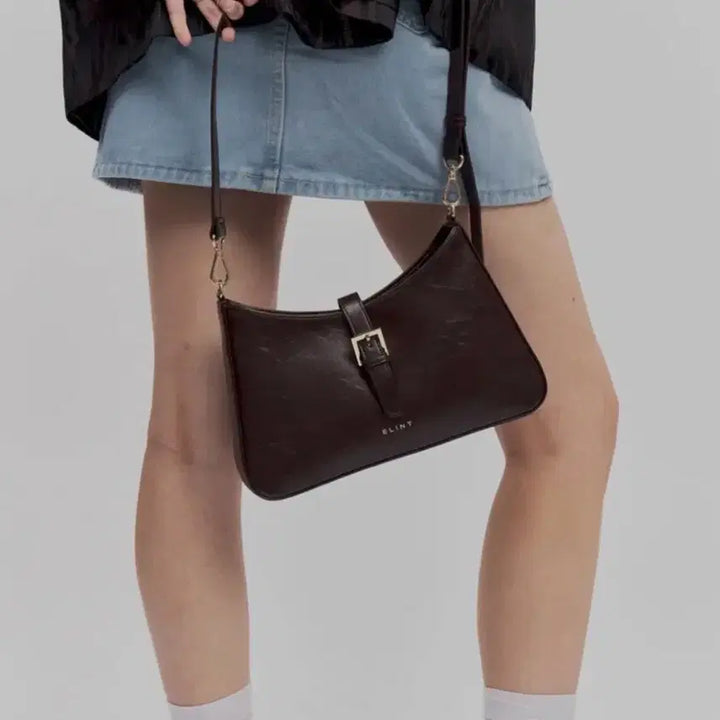 [BUNJANG] ELINT Raina Bag - Dark Brown / [ELINT] 새상품/ 레이나백_ 다크브라운