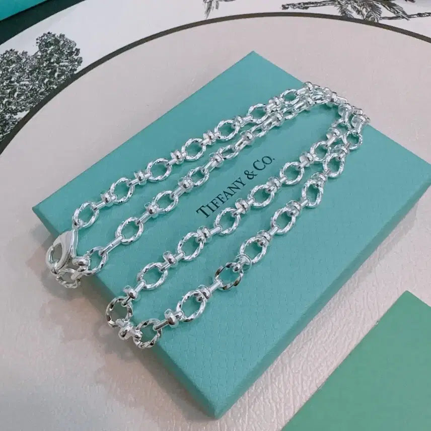 [BUNJANG] Tiffany &amp; Co. Silver Chain Necklace / 티파니앤코 실버 체인 목걸이