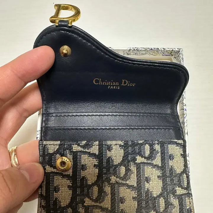 [BUNJANG] Dior Oblique Saddle Card Wallet / [ A+급 / 풀구성 ] 디올 오블리크 새들 카드지갑