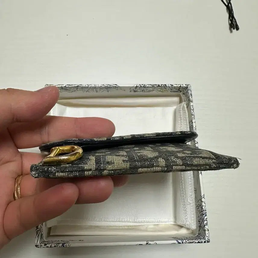 [BUNJANG] Dior Oblique Saddle Card Wallet / [ A+급 / 풀구성 ] 디올 오블리크 새들 카드지갑