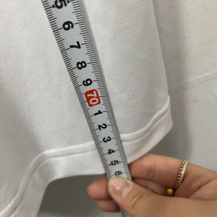 [SOLD OUT] 디스커버리 익스페디션 화이트 반팔 폴로티 XL