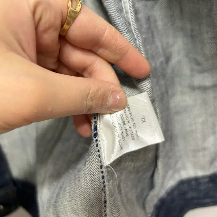 [SOLD OUT] 캘빈클라인 데님 자켓 청자켓 CK XL