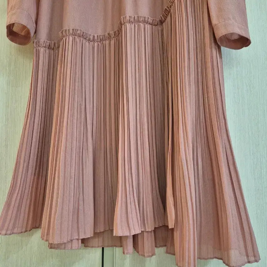 [SOLD OUT] sjsj 플리츠 롱 원피스