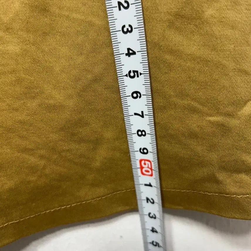 [BUNJANG] Hazzys Khaki Pleated Mini Skirt / 헤지스 카키색 플리츠 미니 스커트 둘레 73