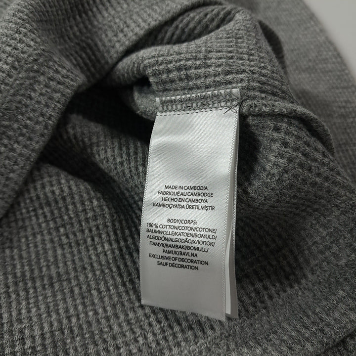 [SOLD OUT] CK243 S 폴로 와플 그레이 티셔츠