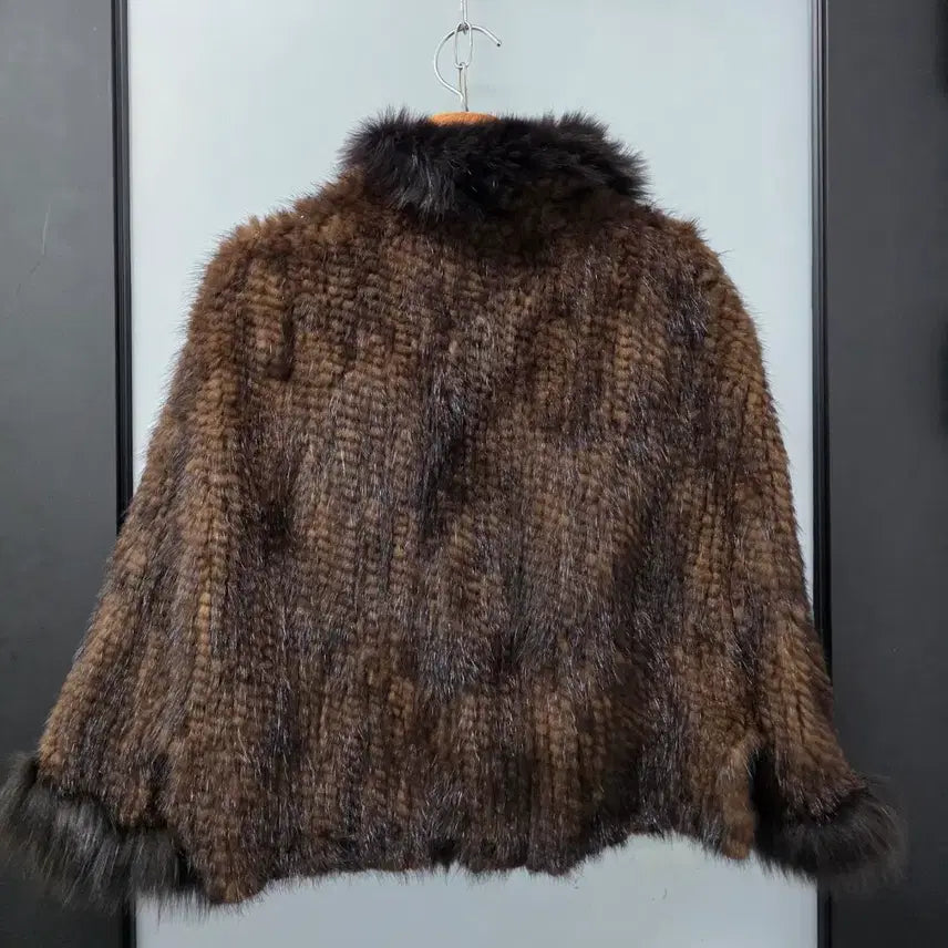 [BUNJANG] Fox Trimmed Mink Jacket / 폭스카라 밍크자켓