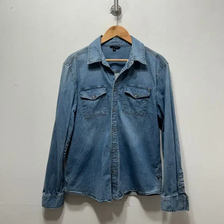 [SOLD OUT] 게스 데님 셔츠 남방 청남방 L