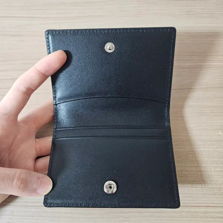 [BUNJANG] SELSOP Black Leather Card Wallet / [미사용/새상품] 셀솝(SELSOP) 심플 블랙 가죽 카드지갑