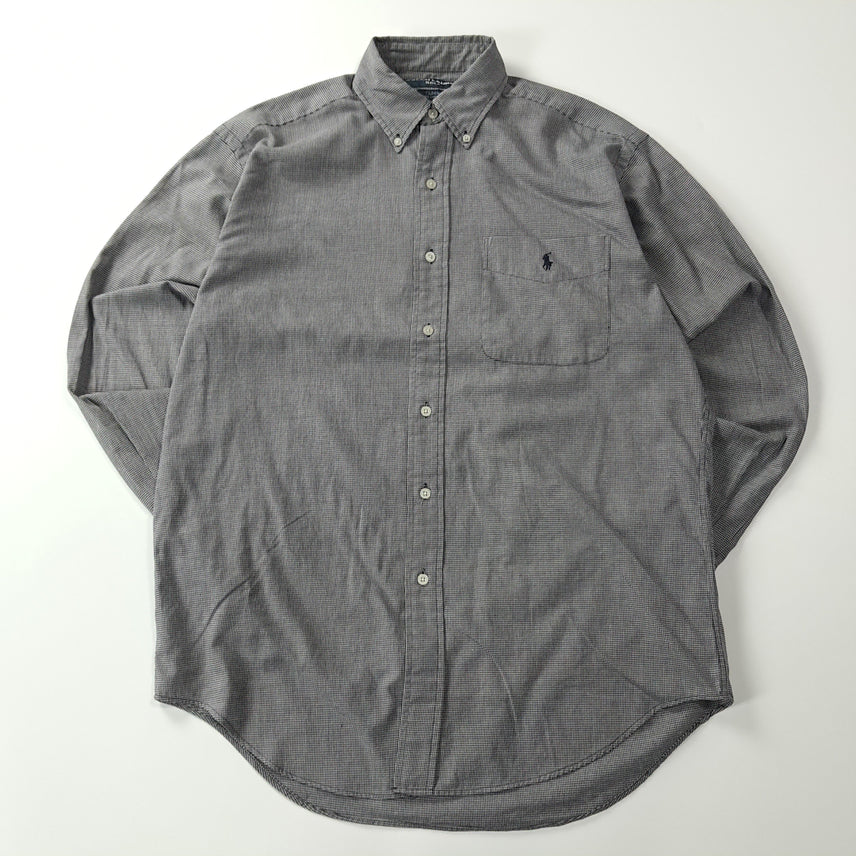 [SOLD OUT] CK249 S 폴로 90s 미국판 마이크로 하운드투스 셔츠 남방