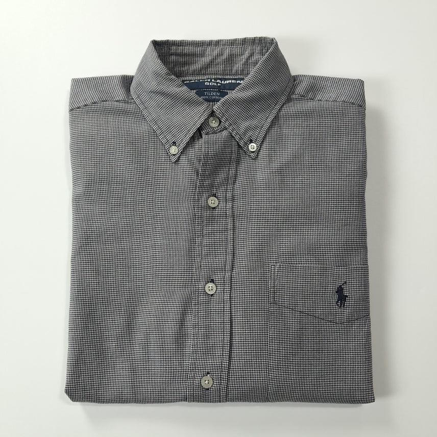 [SOLD OUT] CK249 S 폴로 90s 미국판 마이크로 하운드투스 셔츠 남방