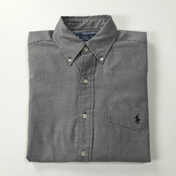 [SOLD OUT] CK249 S 폴로 90s 미국판 마이크로 하운드투스 셔츠 남방