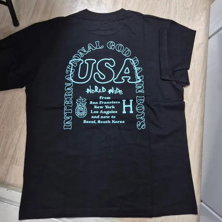 [SOLD OUT] HUF 허프 블랙 반팔 티셔츠L