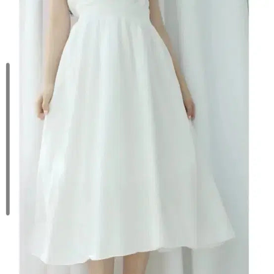 [SOLD OUT] 리즈클로젯 린넨코튼 퍼프 반팔 롱 원피스 아이보리 free