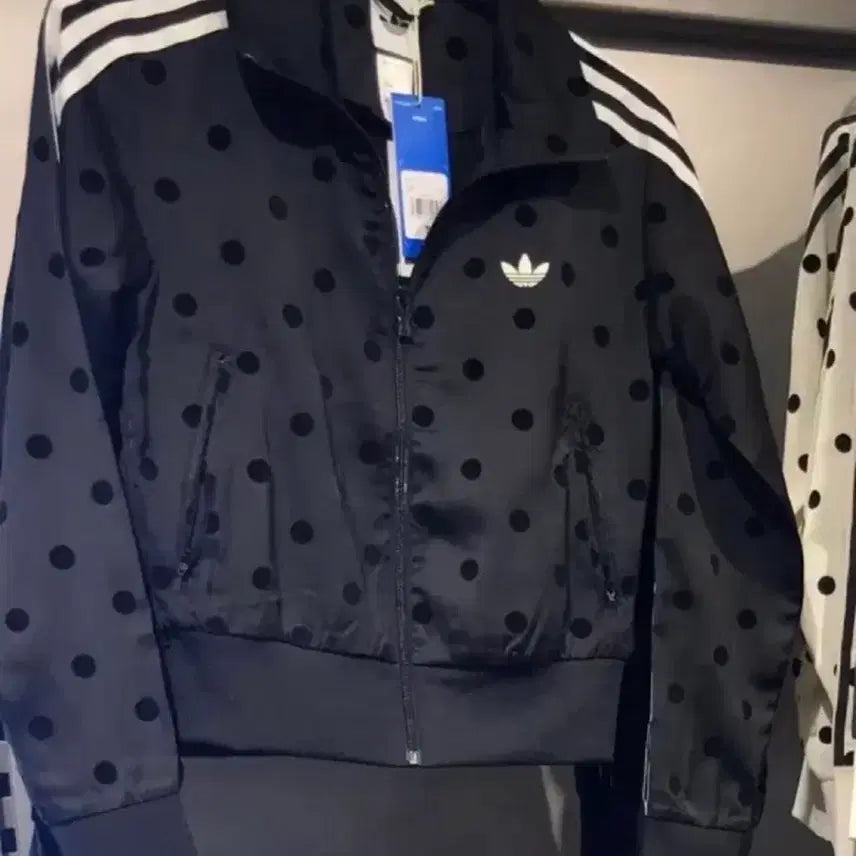 [BUNJANG] Adidas Dot Black Jersey M / 도트 아디다스 블랙 져지 m