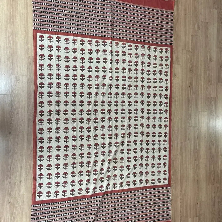 [BUNJANG] Indian Hand Block Printed Scarf / 인도원단 핸드블럭 프린팅 스카프(새상품)