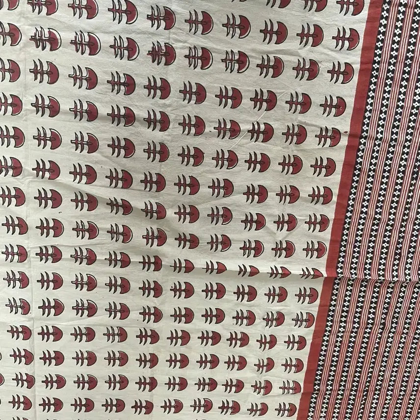 [BUNJANG] Indian Hand Block Printed Scarf / 인도원단 핸드블럭 프린팅 스카프(새상품)