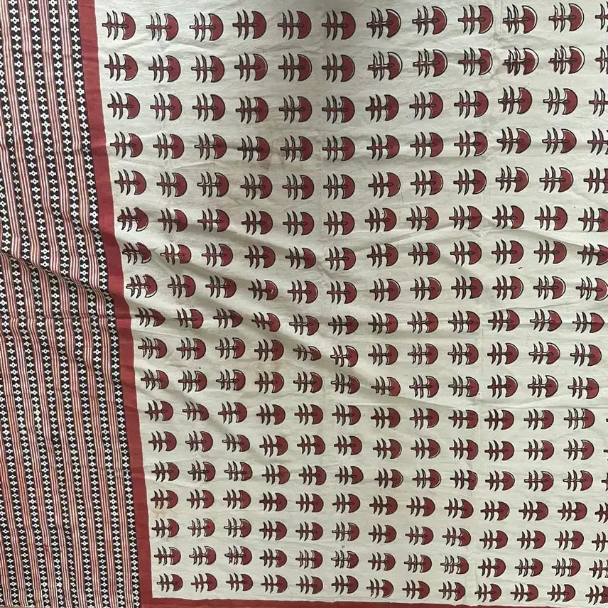 [BUNJANG] Indian Hand Block Printed Scarf / 인도원단 핸드블럭 프린팅 스카프(새상품)