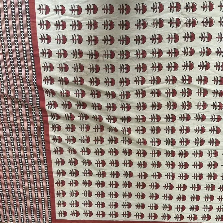 [BUNJANG] Indian Hand Block Printed Scarf / 인도원단 핸드블럭 프린팅 스카프(새상품)
